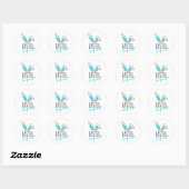 Sticker Rond Correspondance famille Easter Squad (Feuille)