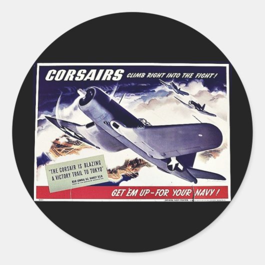 Sticker Rond Corsaires (Devant)