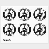 Sticker Rond corse (Feuille)