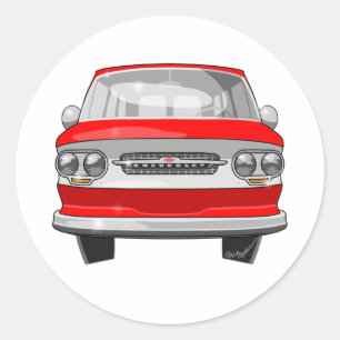 Sticker Rond Corvair Greenbrier 1964