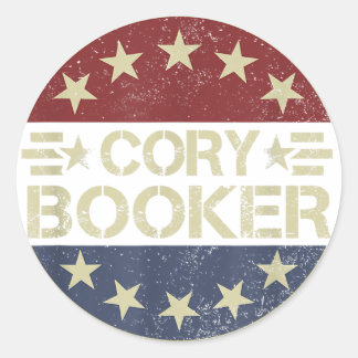 Sticker Rond Cory Booker Filibuster New Jersey Fier De Cory Bo