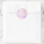 Sticker Rond Cosmétique maquillage rose Ombre Pastel (Sac)