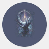 Sticker Rond Cosmic Hand Dark Fantasy (Devant)