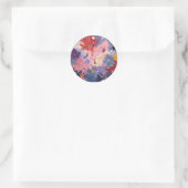 Sticker Rond Cosmic Party Abstract Explosion (Sac)