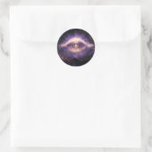 Sticker Rond Cosmic Third Eye Awakening - Spiritual Awareness (Sac)