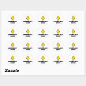 Sticker Rond Cosmologie CHick (Feuille)