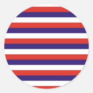 Sticker Rond Costa Rica laos drapeaux bandes