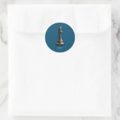Sticker Rond Costume Chess Lover (Sac)