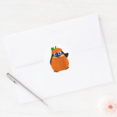 Sticker Rond Costume citrouille Halloween Penguin (Enveloppe)