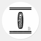 Sticker Rond Costume de groupe vert émeraude Crayon (Devant)