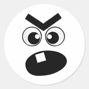 Sticker Rond Costume D'Halloween Enfants Et Adultes