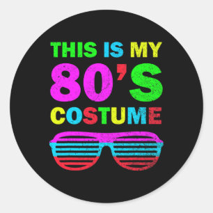 Sticker Rond Costume D'Halloween Pour Femmes