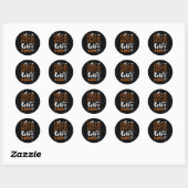 Sticker Rond Costume Hocuss Pocus do-it-yourself Halloween (Feuille)