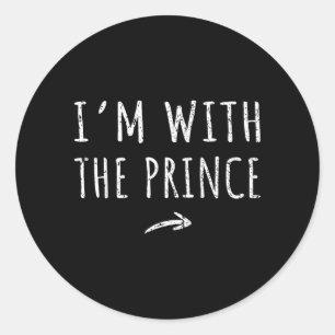 Sticker Rond Costume paresseux assorti avec le prince pour Hall
