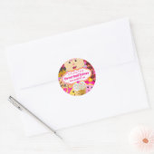 Sticker Rond Costume sucré Candy Cake Cookies et Cupcake Sticke (Enveloppe)
