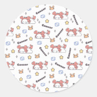 Cosy Cancer Constellation Bunny & Crabe Zodiac