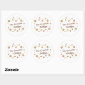 Sticker Rond Cosy Cookie Delights (Blanc) (Feuille)