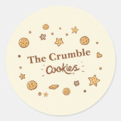 Sticker Rond Cosy Cookie Delties (Devant)
