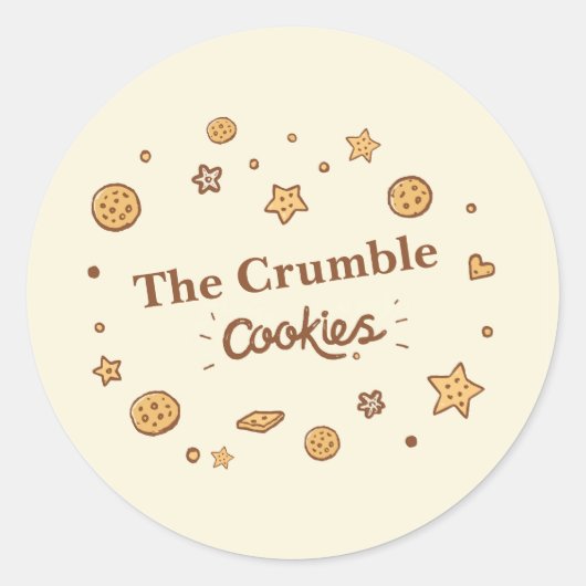 Sticker Rond Cosy Cookie Delties (Devant)