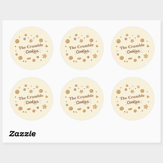 Sticker Rond Cosy Cookie Delties (Feuille)