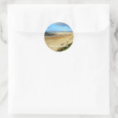 Sticker Rond Côte du New Jersey, New Jersey (Sac)