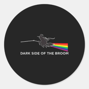 Sticker Rond Côté Sombre De La Chambre Clic Rock sorch Funny Ha