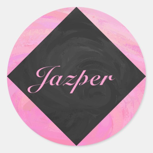 Sticker Rond Coton Candy (Devant)