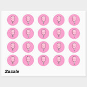 Sticker Rond Coton Candy (Feuille)