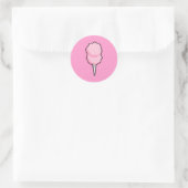 Sticker Rond Coton Candy (Sac)