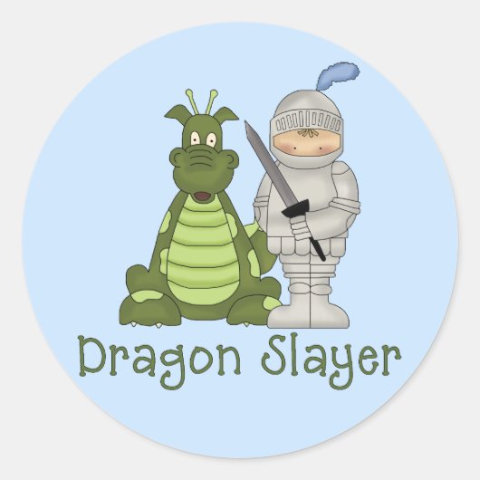 Sticker Rond Couche de dragon (Devant)