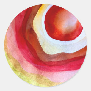 Sticker Rond Coucher de soleil