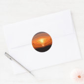 STICKER ROND COUCHERS DE SOLEIL (Enveloppe)
