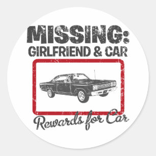 Sticker Rond Coucou terrestre 1969 de Plymouth