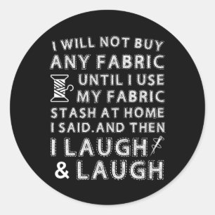 Sticker Rond Coudre Quilting Pas Acheter Fabric Utiliser Stash 