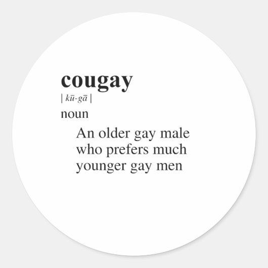 STICKER ROND COUGAR (Devant)