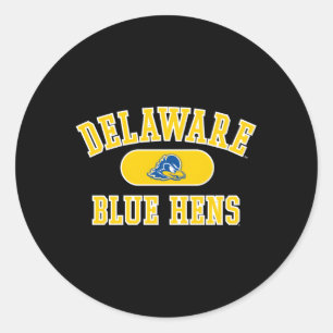 Sticker Rond Couleur de l'équipe de Varsity des poules bleues d