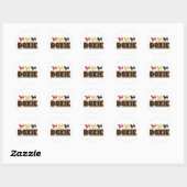 Sticker Rond COULEUR DOXIE-Word (Feuille)