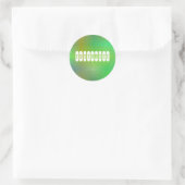 Sticker Rond Couleur Dusky II - Modèle (Sac)