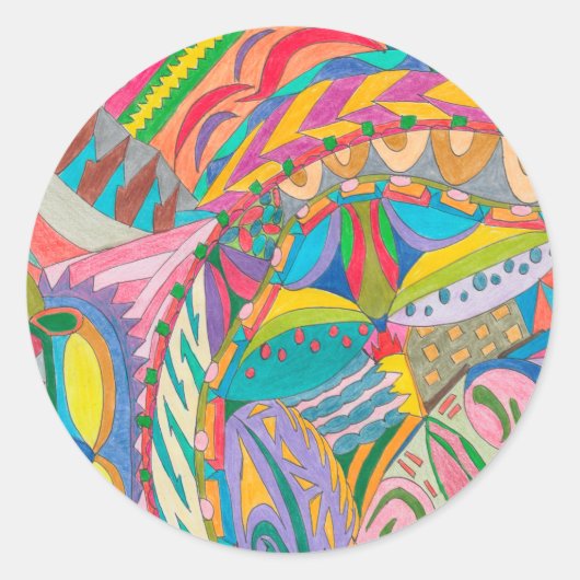 STICKER ROND COULEUR OEIL COLLECTION DE CANDY 106 (Devant)