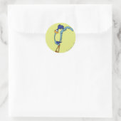 Sticker Rond Couleur ROAD RUNNER™ (Sac)