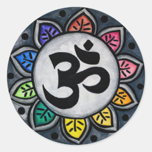 Sticker Rond Couleur sereine