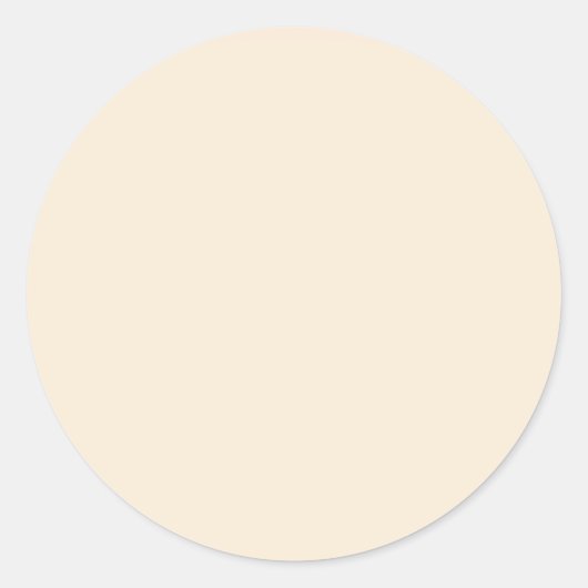 Sticker Rond Couleur solide blanc antique (Devant)