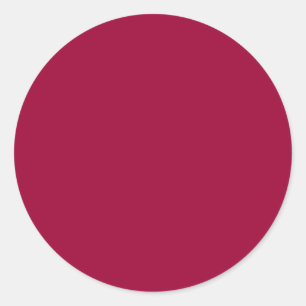 Sticker Rond Couleur solide d'arrière - plan de Bourgogne