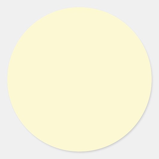 Sticker Rond Couleur solide de chiffon citron (Devant)