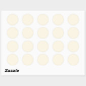 Sticker Rond Couleur solide en latte cosmique (Feuille)