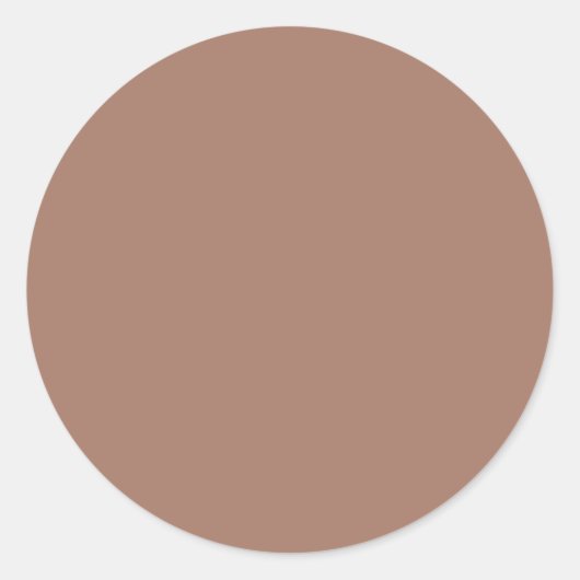 Sticker Rond Couleur solide Mocha Mousse (Devant)