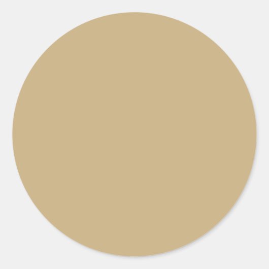 Sticker Rond Couleur uni beige clair (Devant)