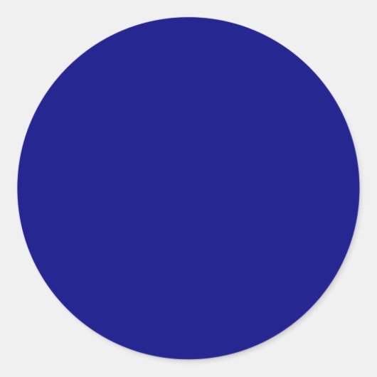 Sticker Rond Couleur uni bleu marine (Devant)