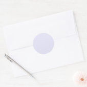 Sticker Rond Couleur Uni Lavande Clair (Enveloppe)