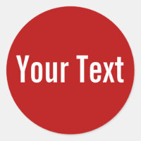 COULEUR UNIQUEMENT| rouge + votre texte